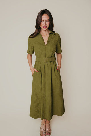 Mary Dress in Olive
