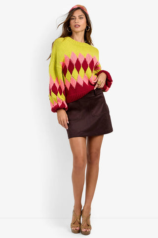 Cavallari Pullover in Fennel Multi