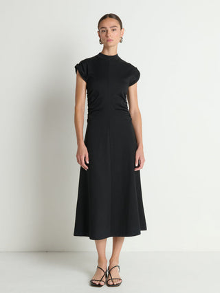 Neva Dress in Jet Black