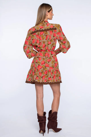 Brynn Dress in Fan Toss