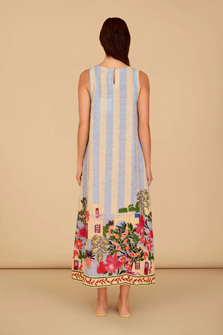 Dani Dress in Village Stripes