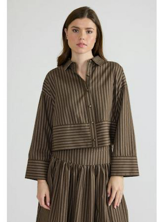 Damien Top in Hearth Stripe