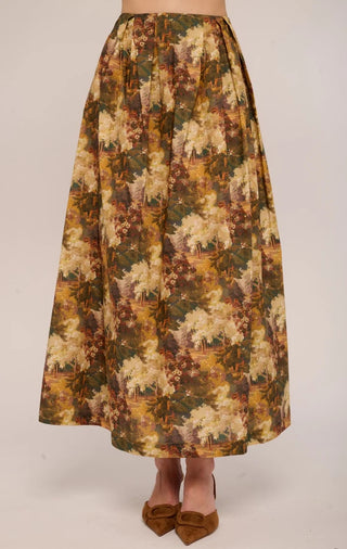 Ridley Skirt in Autumn Arboretum Liberty
