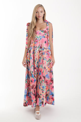 Isla Print Dress in Flora Fiesta