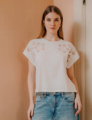Harper Tee in White
