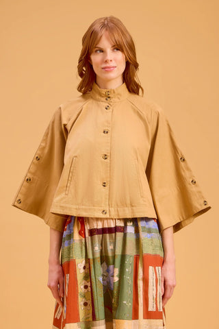 Capelet in Tan