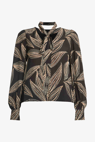 Mak Top in Star Dust Leaf