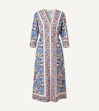 Blanche Midi Dress in Fluora