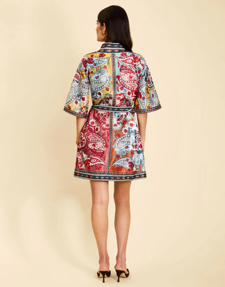 Aracati Mini Dress in Venetian Patchwork