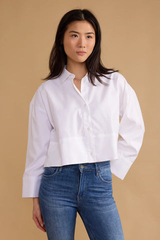 Damien Top in White