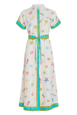 Daphne Dress in Oceano