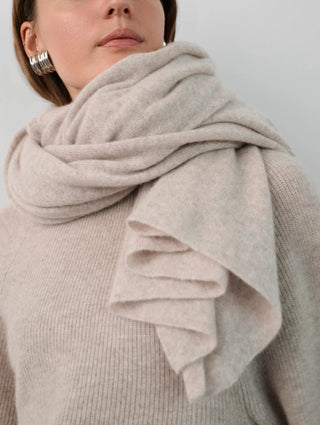 Cashmere Travel Wrap in Sandwisp