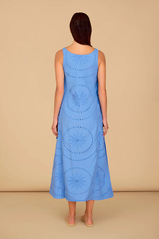 Bridget Dress in Azul Lace