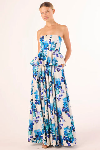 Mattea Dress in Blurred Bouquet