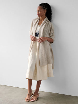 Cashmere Travel Wrap in Sandwisp