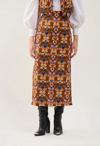 Aspen Skirt in Holly Walnut