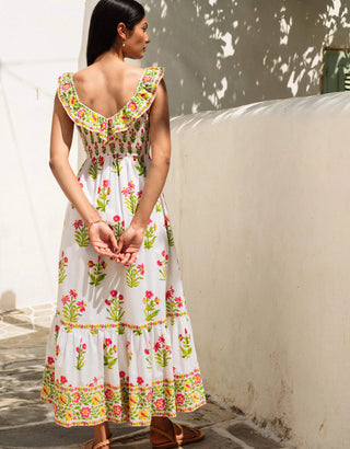 Paxos Dress in Electric Meadow