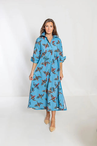 Ruthie Shirt Dress in Berry Grove
