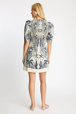 Lucinda Dress in Ink Island