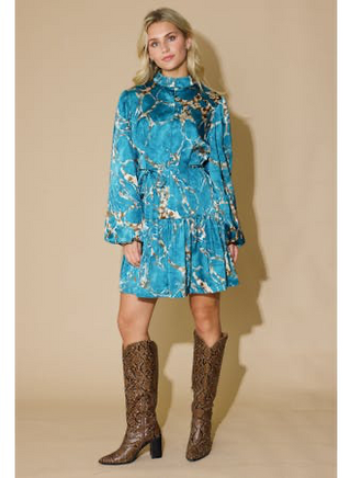 Adele Dress in Riverstone