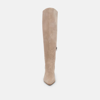 Haze Boot in Taupe Suede
