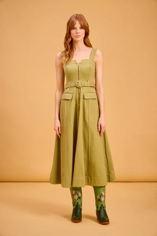 Foster Dress in Olive