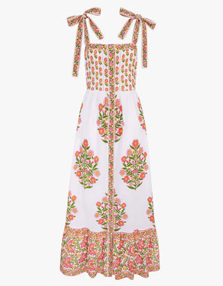Elena Dress in Mixed Peony