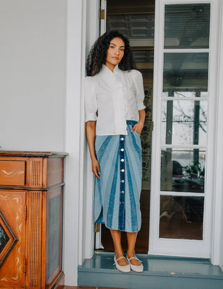 Zuri Top in Bright White