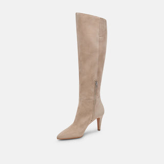 Haze Boot in Taupe Suede
