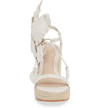 Lilly Wedge in Alabaster
