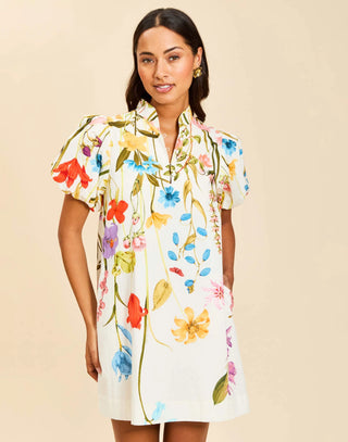 Elliana Mini Dress in Garden Muse