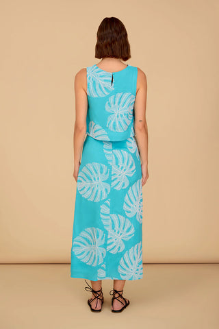 Leigh Wrap Skirt in Palma