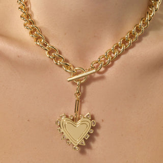 Cordelia Chain Necklace in Light Pink